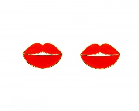 lips earrings